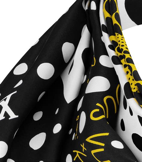 Louis Vuitton x Yayoi Kusama Painted Dots Silk Scarf w/ Tags